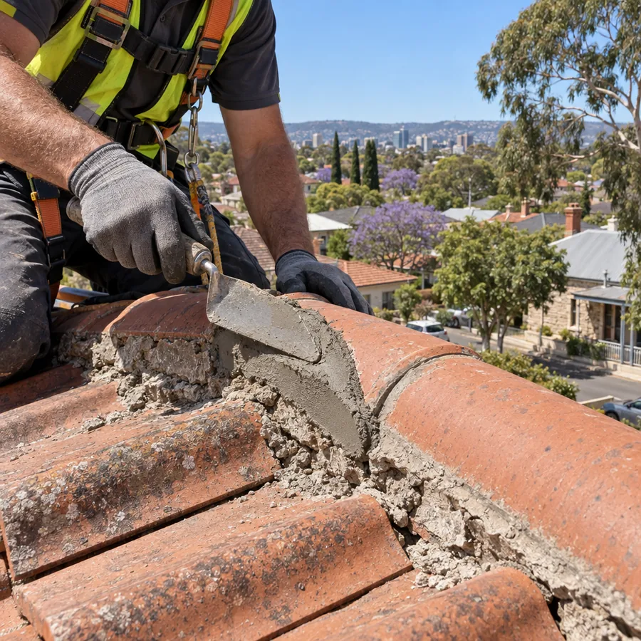 Roof Repointing and Rebedding Adelaide